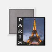 Paris Eiffel Tower Magnet (Vorderseite/Rückseite)