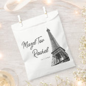 Paris Eiffel Tower Mazel Tov Candy Buffet Bags Geschenktütchen (Ausgeschnitten)
