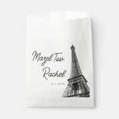 Paris Eiffel Tower Mazel Tov Candy Buffet Bags Geschenktütchen (Vorderseite)