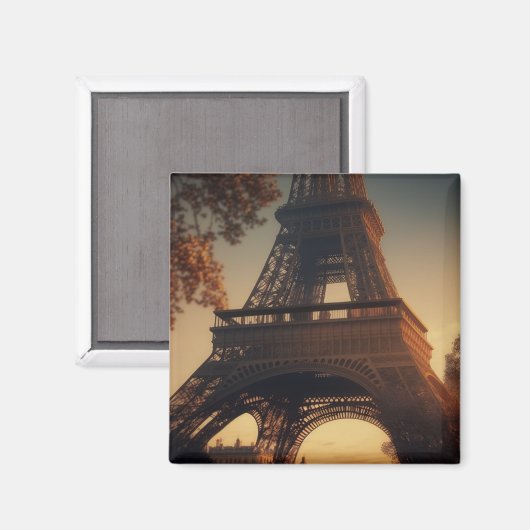 Paris Eiffel Tower Nah Up Magnet (Vorderseite/Rückseite)