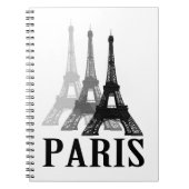 Paris Eiffel Tower Notizblock (Vorderseite)