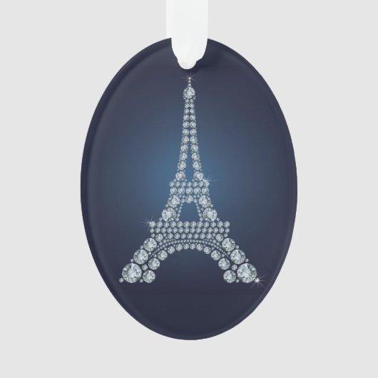 Paris Eiffel Tower Ornament (Vorderseite)