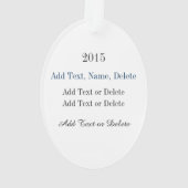 Paris Eiffel Tower Ornament (Rückseite)