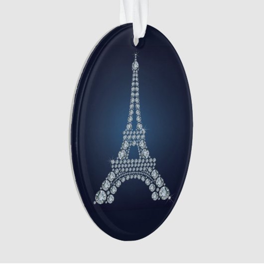 Paris Eiffel Tower Ornament (Vorderseite)