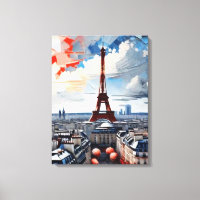 Paris Eiffel Tower Palette Tapesty 1