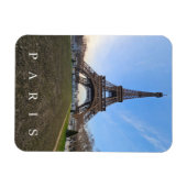 Paris Eiffel Tower Panoramablick Kühlschrankmagnet Magnet (Horizontal)