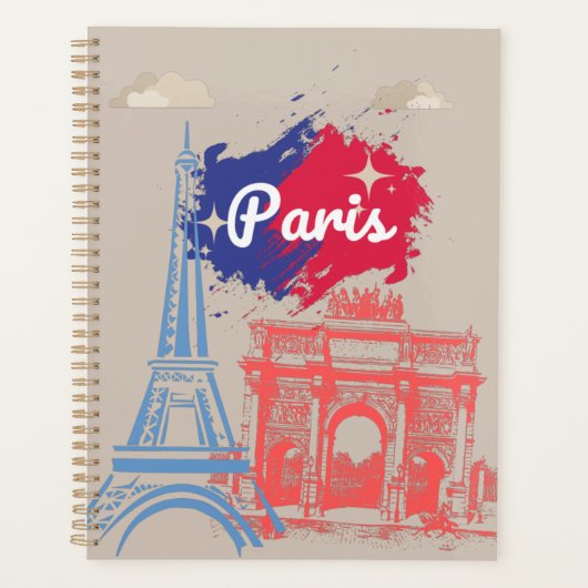 Paris Eiffel Tower Planer (Vorderseite)