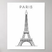 PARIS EIFFEL TOWER POSTER (Vorne)