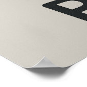 Paris Eiffel Tower Poster (Ecke)