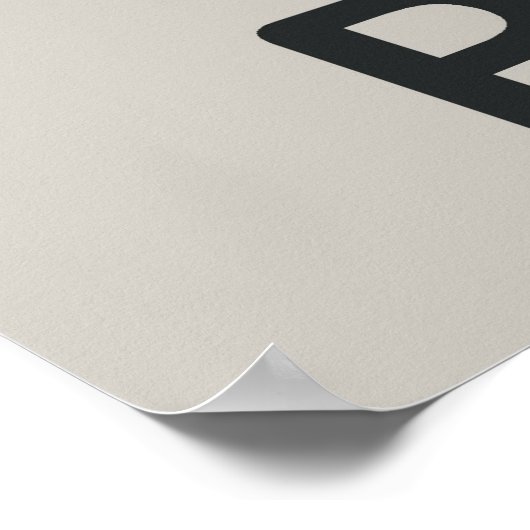 Paris Eiffel Tower Poster (Ecke)