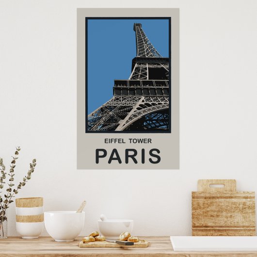 Paris Eiffel Tower Poster (Küche)