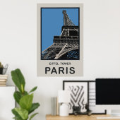 Paris Eiffel Tower Poster (Heimbüro)