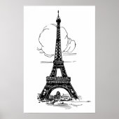 Paris Eiffel Tower Poster (Vorne)