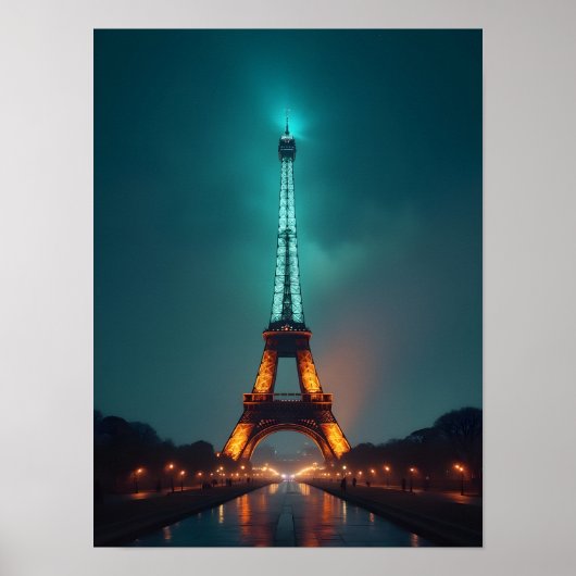 Paris Eiffel Tower Poster (Vorne)