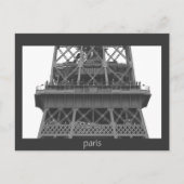 Paris: Eiffel Tower Postkarte (Vorderseite)