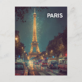 Paris Eiffel Tower Postkarte
