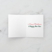 Paris Eiffel Tower Red Truck Weihnachten (Innenseite)