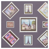 Paris Eiffel Tower Reisebühne inspirierte Stoff (Muster)