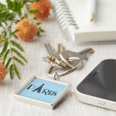 Paris Eiffel Tower Schlüsselanhänger (Seite)