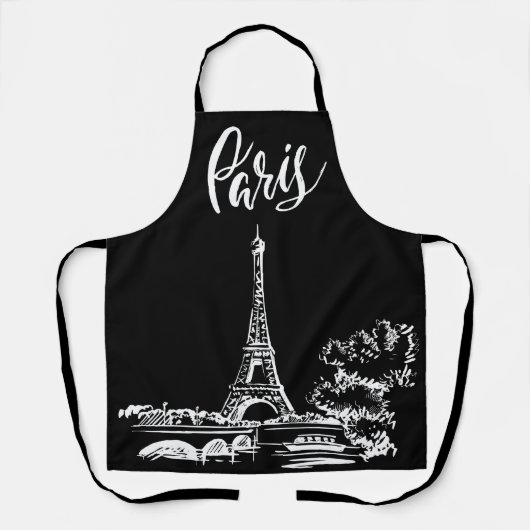 Paris Eiffel Tower Schürze (Vorderseite)