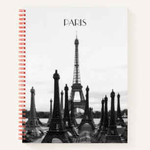 Paris Eiffel Tower Spiralnotebook Notizblock