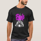 Paris Eiffel Tower Spray Paint T-Shirt (Vorderseite)