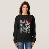 Paris Eiffel Tower Symbol Of Dear France Souvenir Sweatshirt (Vorne ganz)