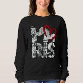 Paris Eiffel Tower Symbol Of Dear France Souvenir  Sweatshirt (Vorderseite)