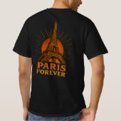 Paris – Eiffel Tower T-Shirt (Rückseite)