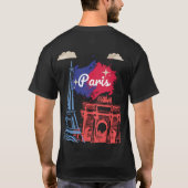 Paris Eiffel Tower T-Shirt (Rückseite)