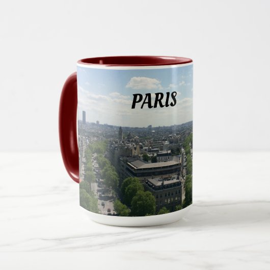 Paris Eiffel Tower Tasse (Vorderseite Links)