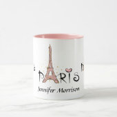 Paris Eiffel Tower Tasse (Zentrum)
