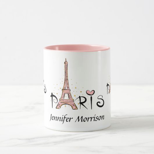Paris Eiffel Tower Tasse (Zentrum)