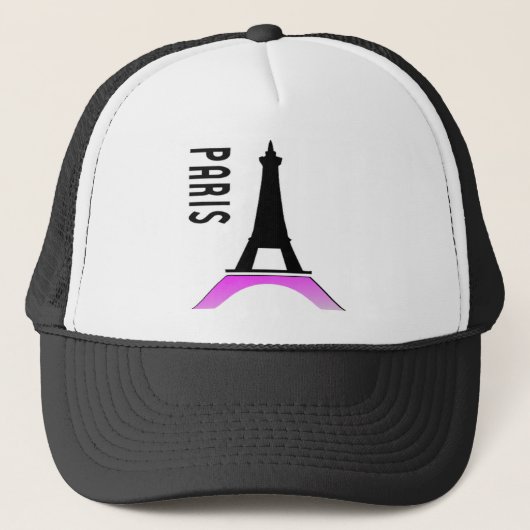 Paris Eiffel Tower Truckerkappe (Vorderseite)