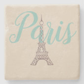 Paris Eiffel Tower Untersetzer (Vorderseite)
