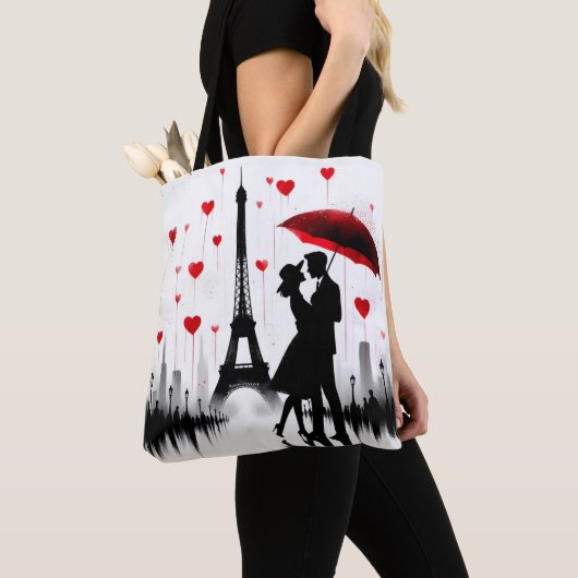 Paris Eiffel Tower Valentines Tasche (Von Nahem)