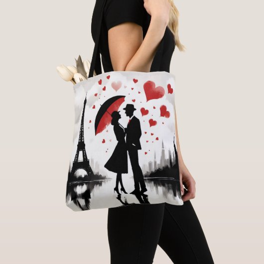 Paris Eiffel Tower Valentines Tasche (Von Nahem)