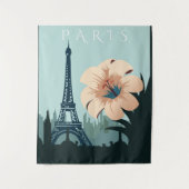 Paris Eiffel Tower Wandteppich (Vorderseite)