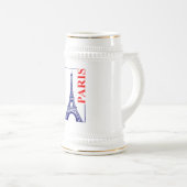 Paris-Eiffel Turm Bierglas (VorderseiteRechts)