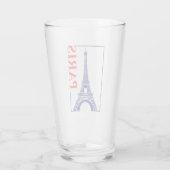 Paris-Eiffel Turm Glas (Rückseite)