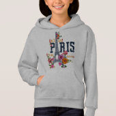 Paris Eiffel Turm Hoodie (Vorderseite)