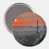 "Paris eiffel turm" Magnet (Vorderseite/Rückseite)
