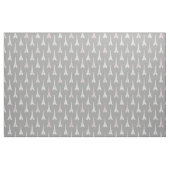 Paris Eiffel Turm Pink Grau Stoff (Fat Quarter (45,7 x 55,9 cm))