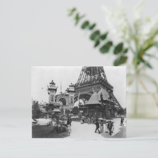 Paris Eiffel Turm Postkarte (Stehend Vorderseite)