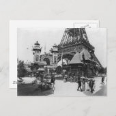 Paris Eiffel Turm Postkarte (Vorne/Hinten)