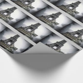 Paris Eiffell Tower Wrapping Paper Geschenkpapier (Ecke)