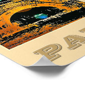 Paris Eiffelturm - 01 - Reiseplakat Poster (Ecke)