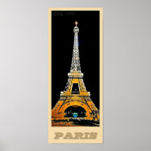 Paris Eiffelturm - 01 - Reiseplakat