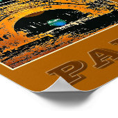 Paris Eiffelturm - 02 - Reiseplakat Poster (Ecke)