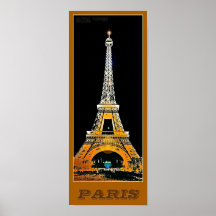 Paris Eiffelturm - 02 - Reiseplakat